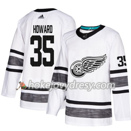 Pánské Hokejový Dres Detroit Red Wings Jimmy Howard 35 Bílá 2019 NHL All-Star Adidas Authentic